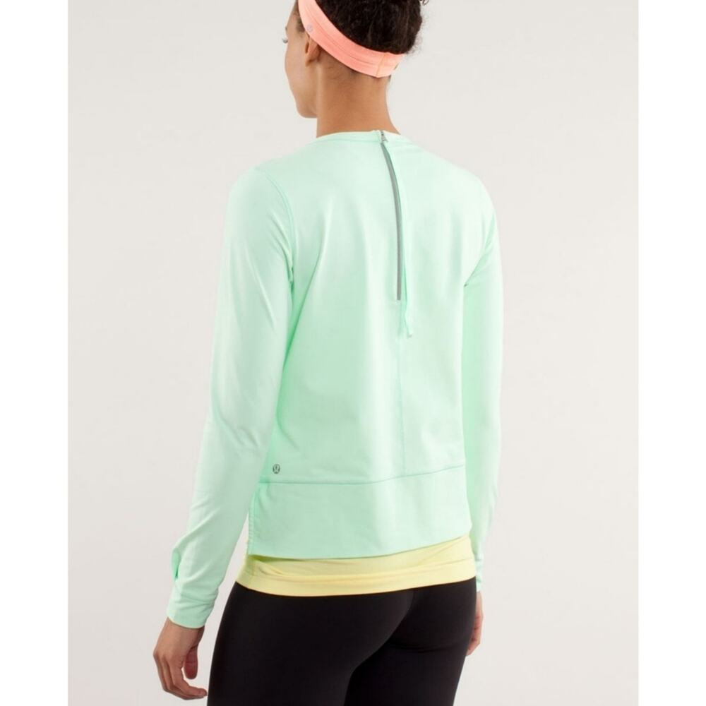 Lululemon Mint Green Long Sleeve Women's Top